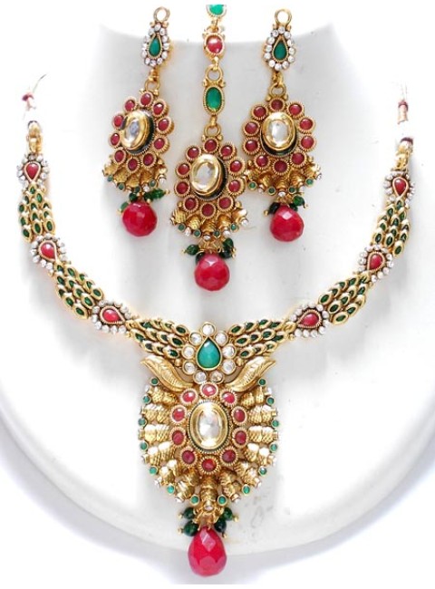 Polki Necklace Set